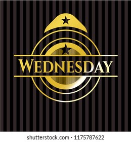 Wednesday gold emblem