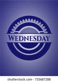 Wednesday with jean texture