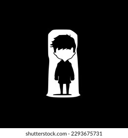 Wednesday | Minimalist and Simple Silhouette - Vector illustration
