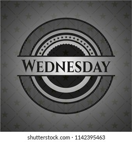 Wednesday realistic black emblem