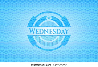 Wednesday water emblem.