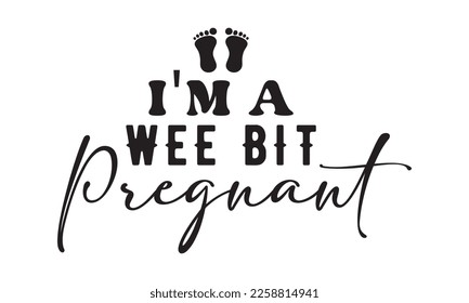 I'm a wee bit pregnant svg, St. Patrick's day svg. Retro St, Patrick's day svg, Retro St. Patrick's png, svg cut files, Retro St. Patrick's