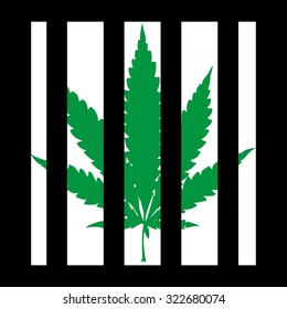 Weed behind the bars in jail