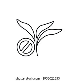 Weed Control Linear Icon. Garden Inventory, Equipment. Customizable Thin Line Contour Symbols. Isolated Vector Outline Illustrations. Editable Stroke