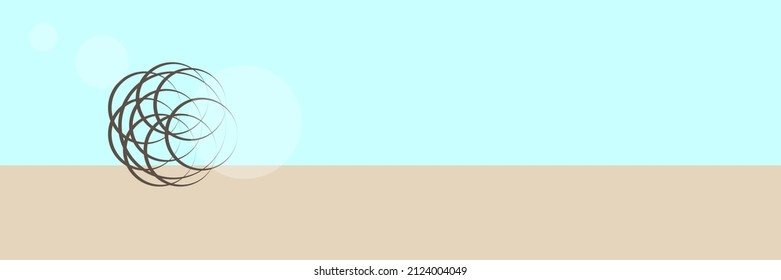 Weed in the desert area