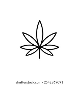 Icono de hierba. Iconos rellenos y de trazo de línea
