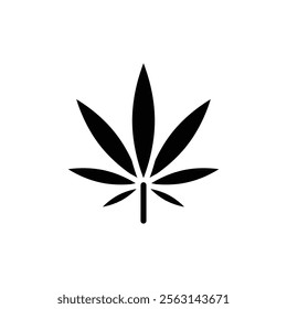 Weed icon Isolated flat vector in outline