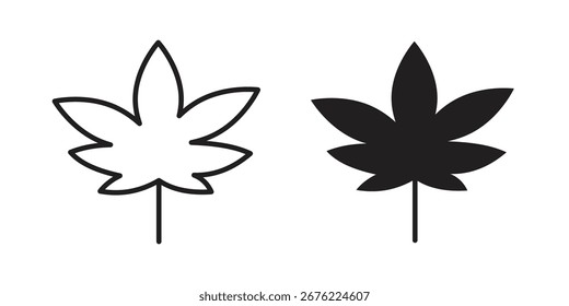 Weed icon symbol for your web designs. Icon logo, app, UI.