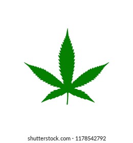Weed Leaf Ruderalis Icon Vector