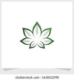 weed logo design vector, marijuana brand logo design template, medical logo design inspiration