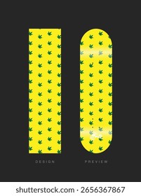 Unkrauttopf Marihuana Blatt
Abstrakte bunte moderne Kunst Kurven Linien Form Welle geometrische Hintergrund Muster überprüft
Fingerboard Skateboard Deck Grafikdesign Vorschau Mockup-Vorlage