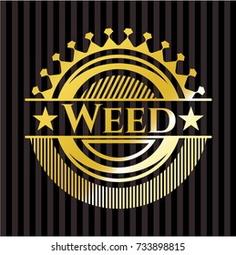 Weed shiny badge