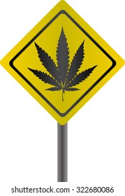Weed sign