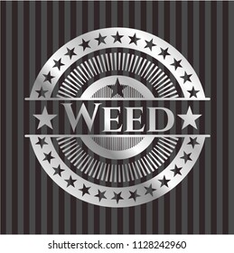 Weed silvery emblem