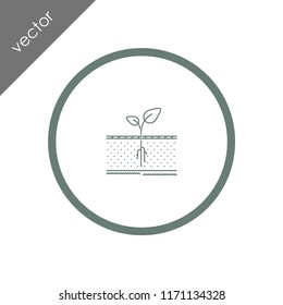 weed sprout icon