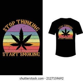 Vector de diseño de camisetas de maleza