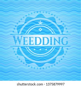 Weedding water emblem.