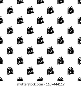 Week calendar icon. Simple illustration of week calendar vector icon for web
