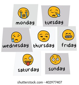 Week Emotions Design Concept