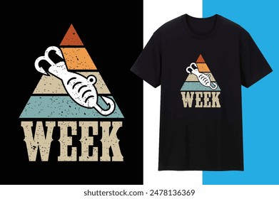 Week Fishing T shirt Design For Your Business