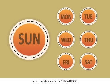 week label