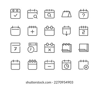 iconos de línea premium de semana. Paquete de objetos de esquema para diseño web y UIUX. Colección de iconos