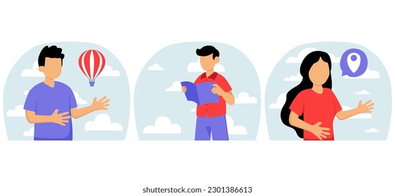 Weekend Activity Flat Bundle Illustration