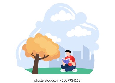 Ilustração de design plano de atividade de fim de semana