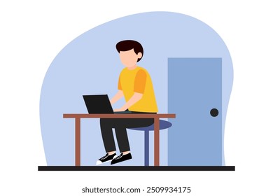 Ilustración de diseño plano de actividad de fin de semana