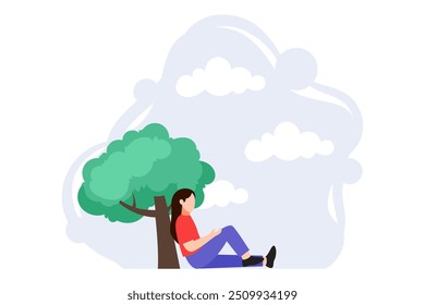 Weekend Activity Flat Design Illustration