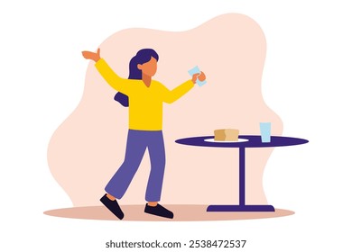 Ilustração de design plano de atividade de fim de semana