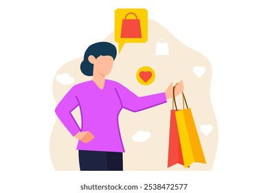 Weekend Activity Flat Design Illustration