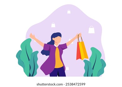 Weekend Activity Flat Design Illustration
