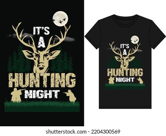 weekend black hunting t-shirt design