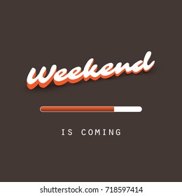 Weekend is Coming - Banner Design Template