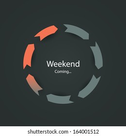 Weekend Coming - Illustration Design