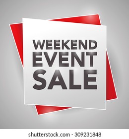 weekend event sale