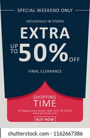 weekend extra sale flyer
