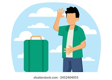 Weekend Holiday Flat Illustration Design