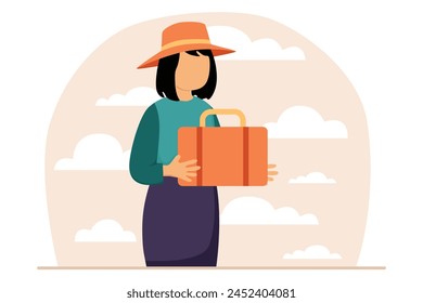 Fin de semana Festiva Diseño de ilustración plana