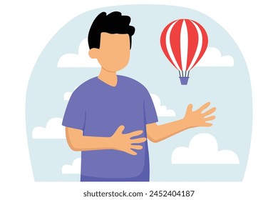 Weekend Holiday Flat Illustration Design