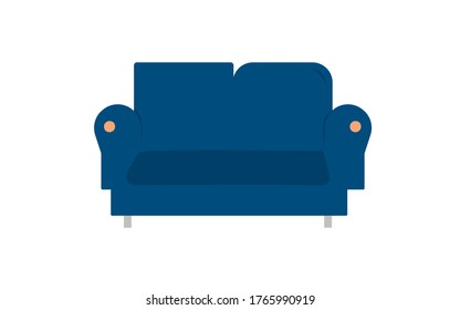 Weekend at Home background. Modern illustration slider site page. Concept of a family weekend lying on the sofa vector. Web banner output lying on the sofa design.