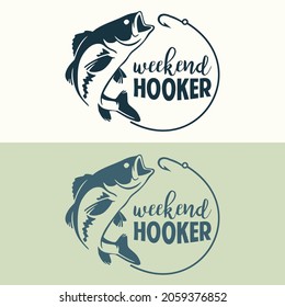 Weekend Hooker in Vector Design