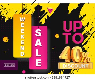 weekend sale up to 40 percent