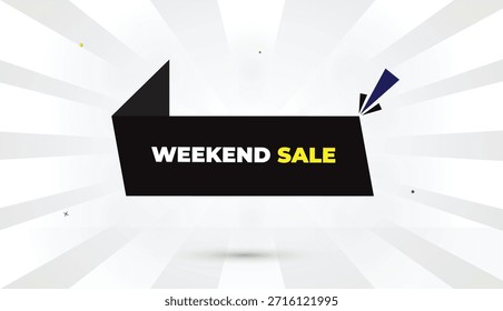 Venda editável eps formato web banner vetor arte ilustração com formas cinza preto amarelo tipografia negrito branco cinza gradiente abstrato sol brilho negócio plano de fundo 4k pronto projeto