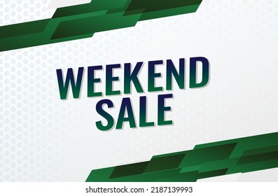 Weekend sale word concept vector illustration style for social media landing page, template, ui, web, mobile app, poster, banner, flyer, background, gift card, coupon, label, wallpaper