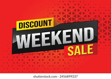 Weekend Special sale tag. Banner design template for marketing. Special offer promotion retail. background banner modern graphic design for advertising store shop, online store, website, landing page
