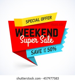 Weekend Super Sale banner