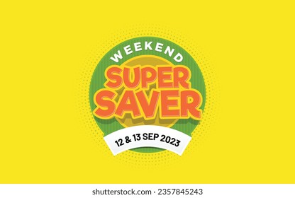 WEEKEND SUPER SAVER Hypermart offers Mnemonics designs vector supermarket offer designs fresh vegetables and fruits offer designs Yellow orange and Green designs