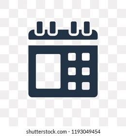 Weekend vector icon isolated on transparent background, Weekend transparency concept can be used web and mobile